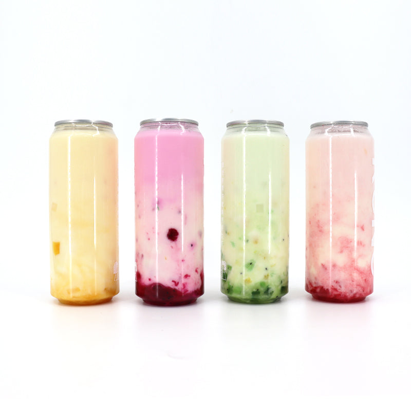 Doze de plastic, transparente, 500ml