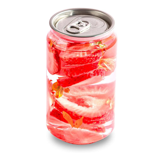 Doze de plastic, transparente, 330ml