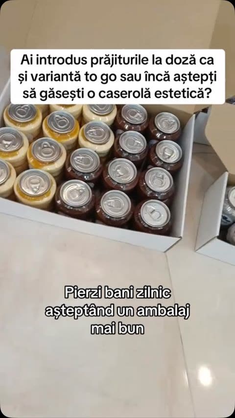 Prăjituri la doză, pentru to go
